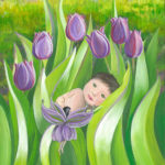 Illustration from short story "Chloe's Tulips"